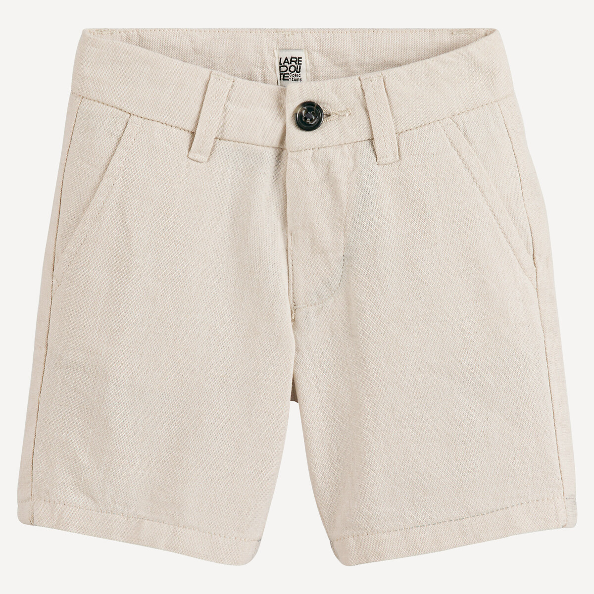 LA REDOUTE COLLECTIONS<br>Bermuda chino, algodão/linho