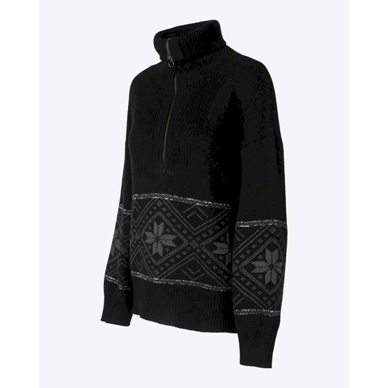 Snowflake Zip Up - Pull en laine mérinos femme