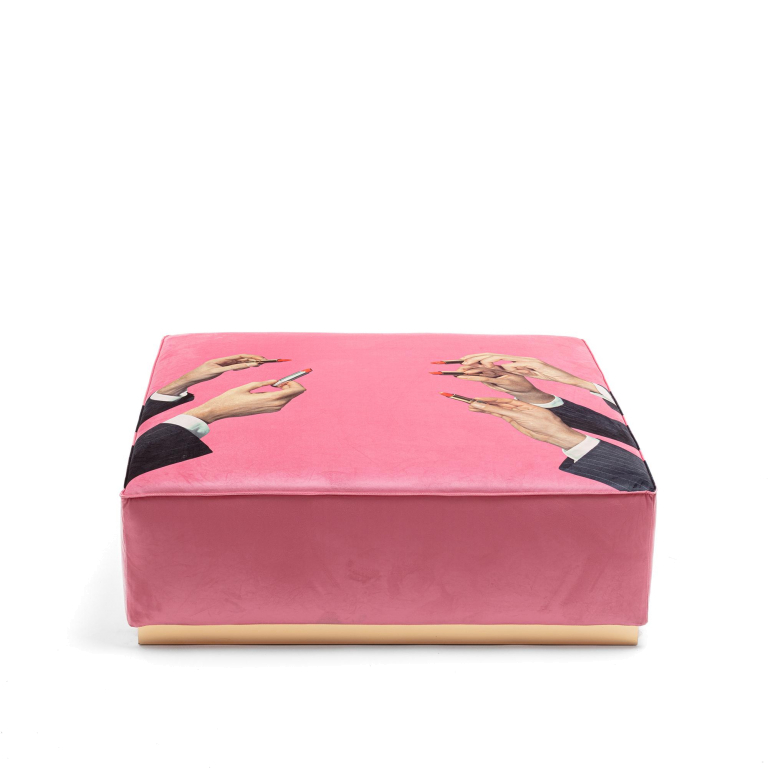 Seletti Toiletpaper poef Lipsticks Black