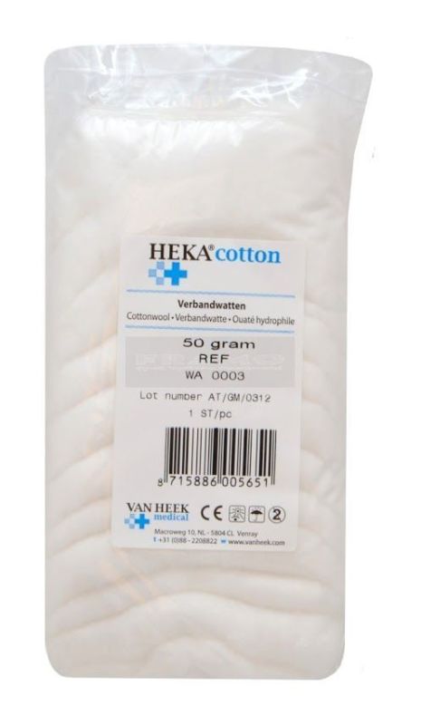Heka Zigzag Verbandwatten 50 Gram