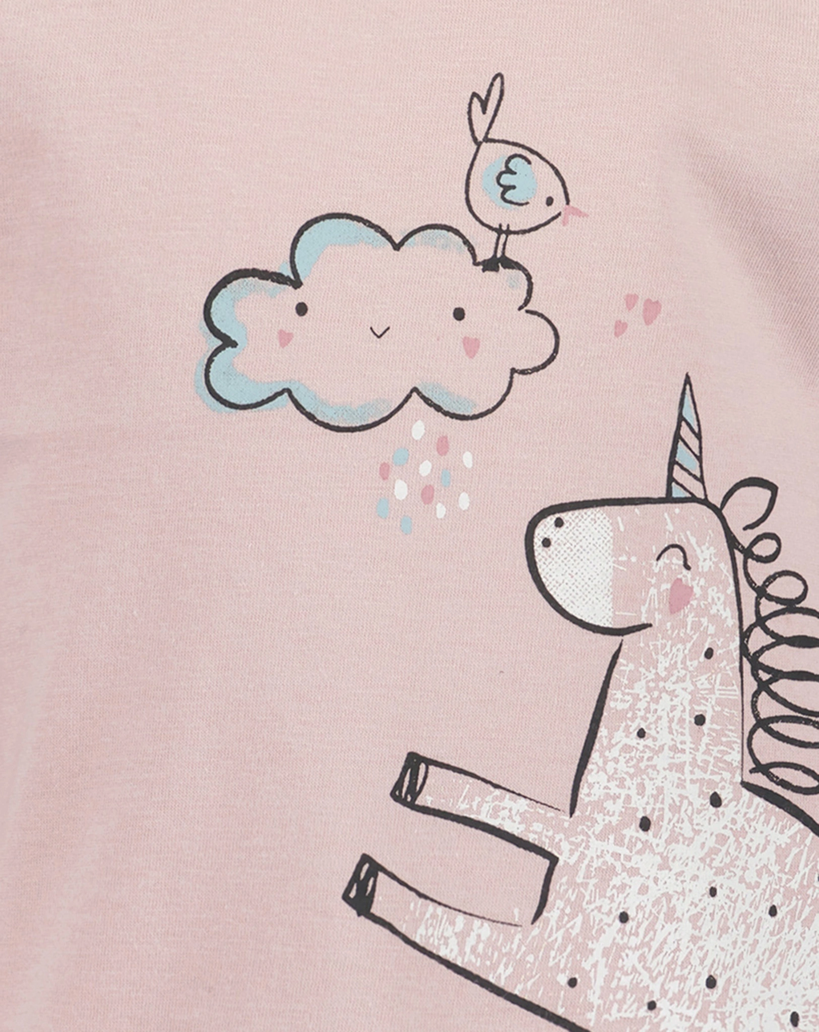 Langarmshirt HAPPY CLOUD in rosa