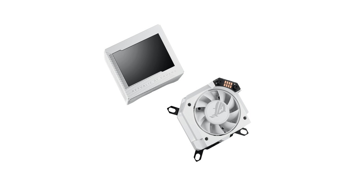 ASUSROG Ryujin III WB White LCD CPU-waterblok waterkoeling  (Wit)