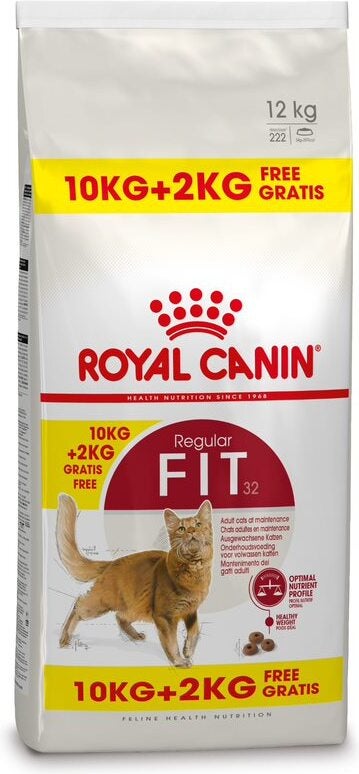 Royal Canin kattenvoer Fit 32 10 kg + 2 kg