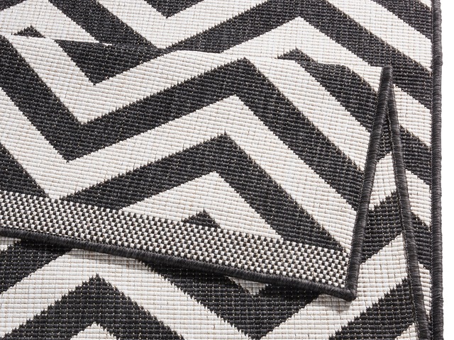NORTHRUGS Teppich »Palma Wendeteppich« rechteckig 5 mm Höhe In-& Outdoor, Wetterfest, Balkon, Läufer, Wohnzimmer, Wasserfest