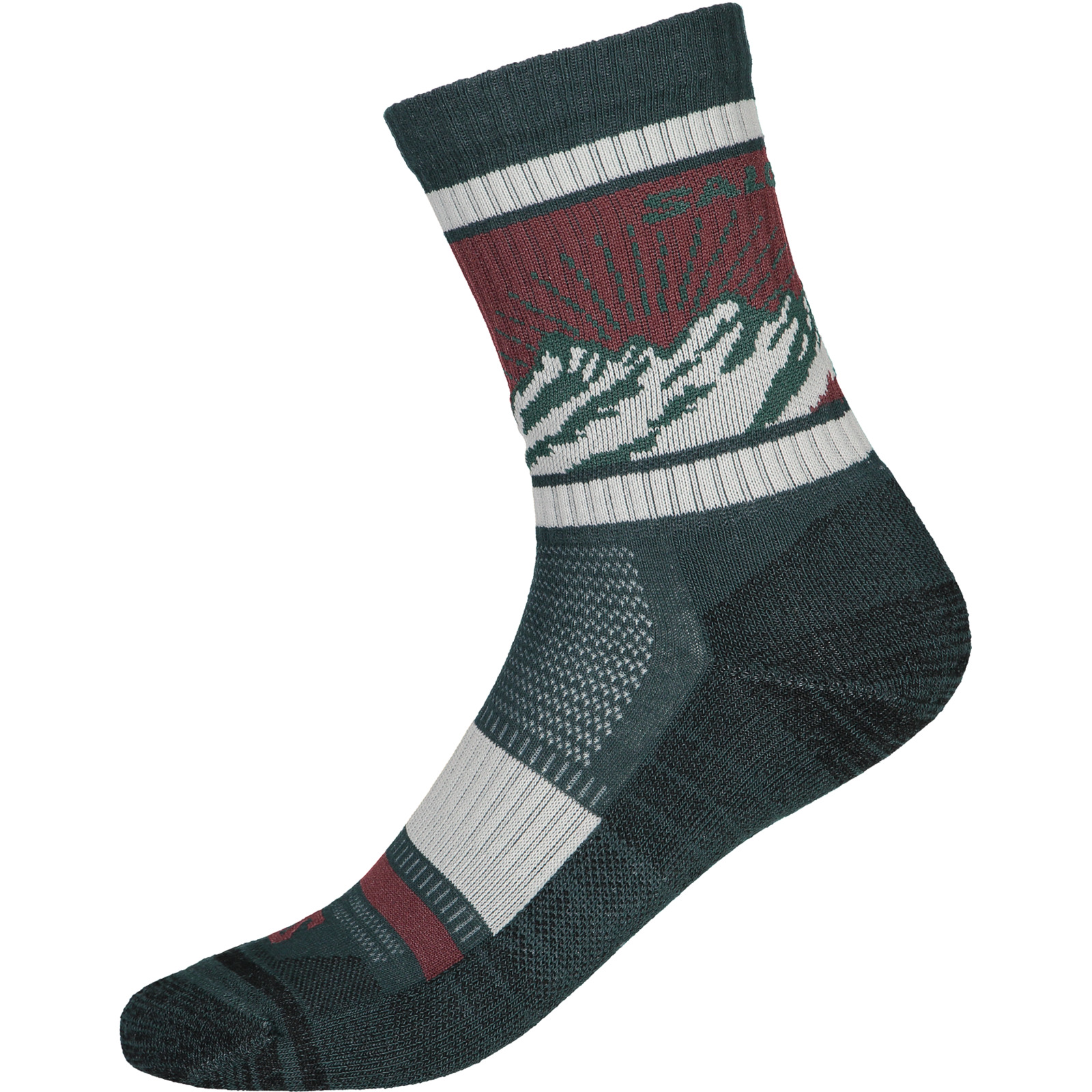 Salomon Out Alps Crew Erwachsenen-Socken, 2 Paar 36-38, hellgrau
