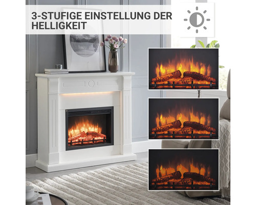 Elektrische haard Balderia Hikaru 2000 Watt incl. afstandsbediening