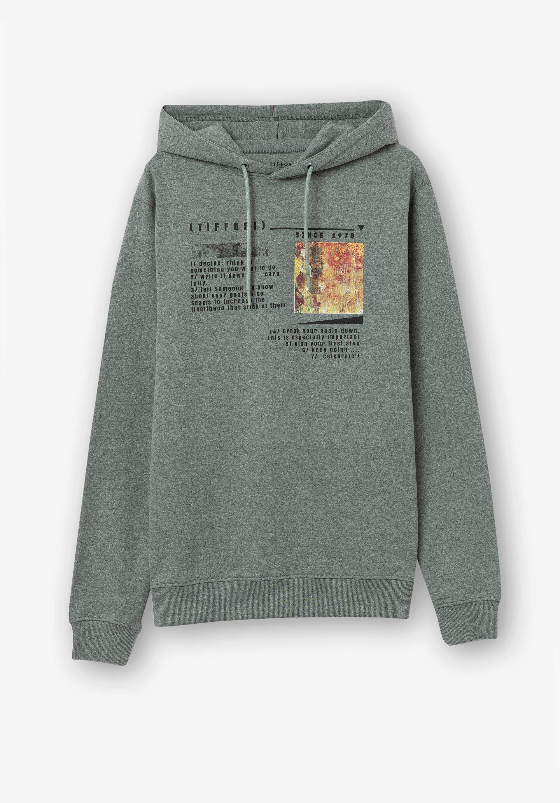 Hoodie com Estampado Frontal