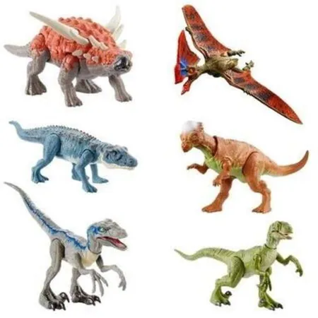 Mattel Jurassic World Dino Rivals Doppel-Attacke, sortiert