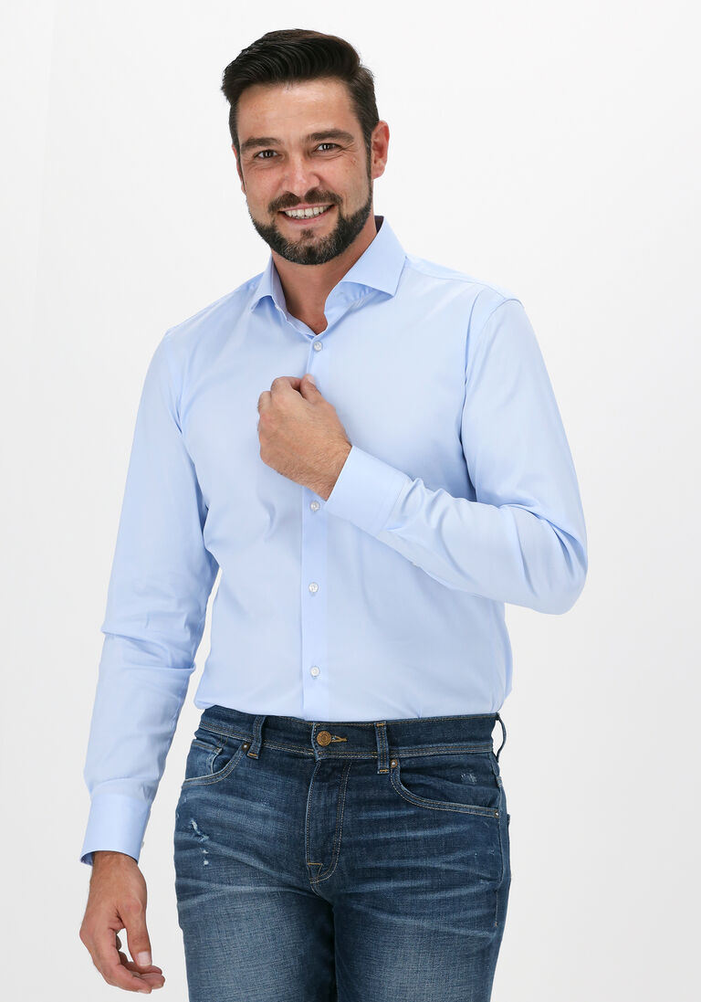 BOSS lichtblauwe boss klassiek overhemd p-hank-spread-214 10151300 01