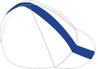 LAZER Cap hvid-blå størrelse L (LZR-AKC-CAP-WHIT-BLU-L)