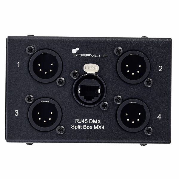 Stairville RJ45 DMX Split Box MX4-5pin