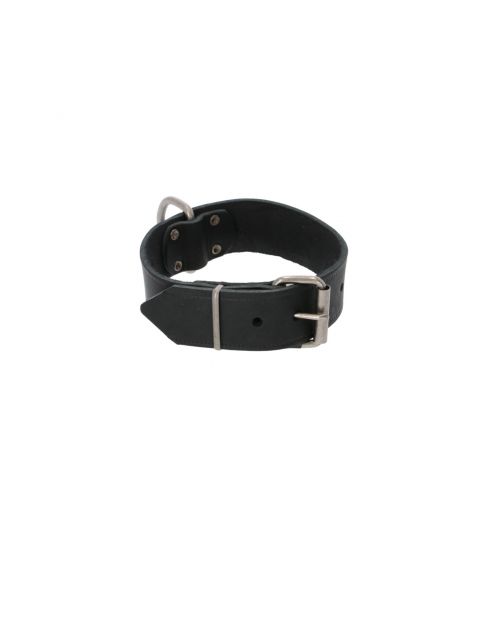 Adori Halsband Vetleder Met Print Zwart - Hondenhalsband