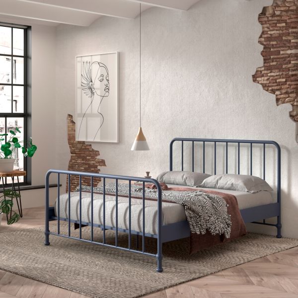 Vipack Bronxx Bed - 160 x 200 cm - Olive Green