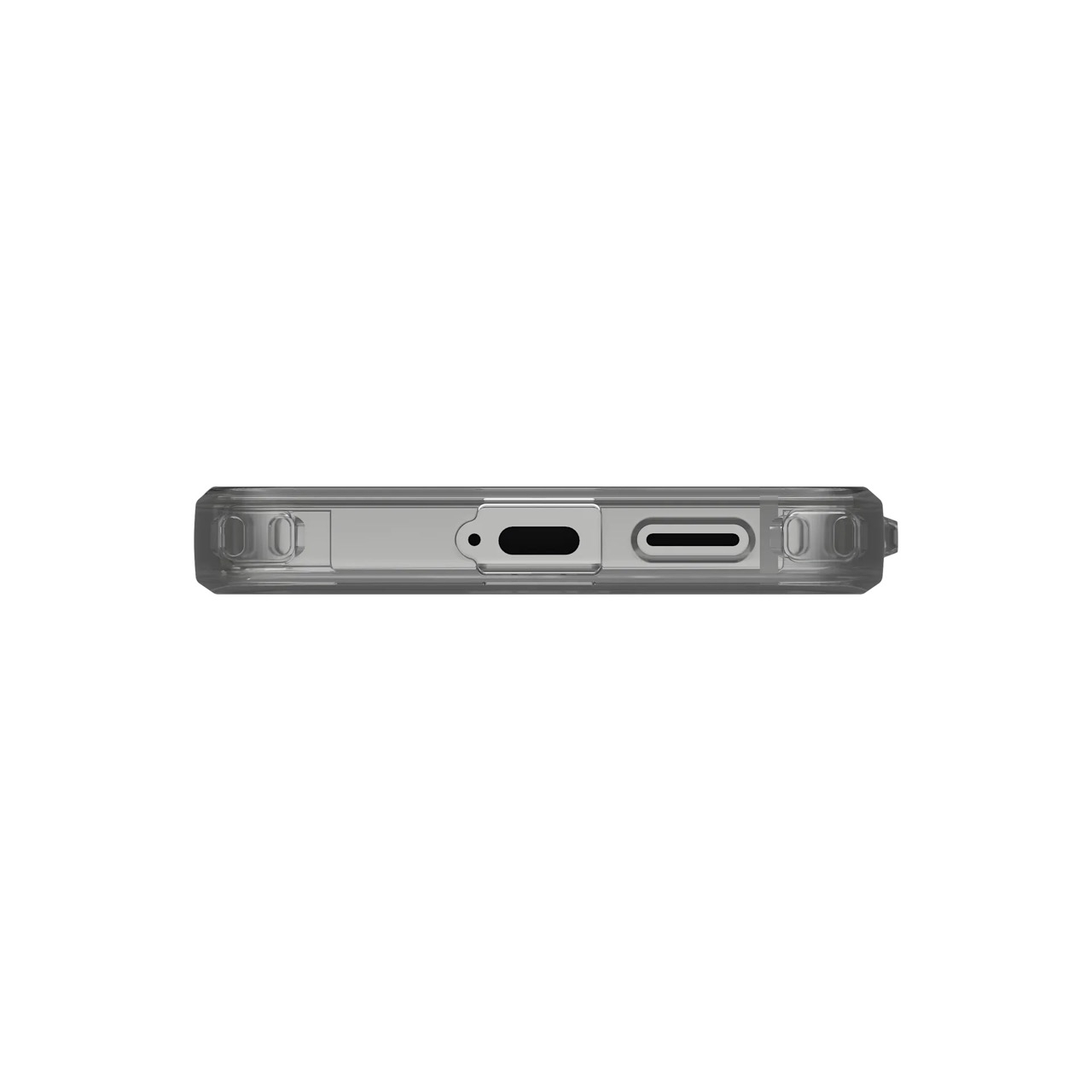 Samsung Galaxy S25 Hybrid Schutzhülle Plyo Pro MagSafe-Modul (214488114333) - Transparent (Silber)