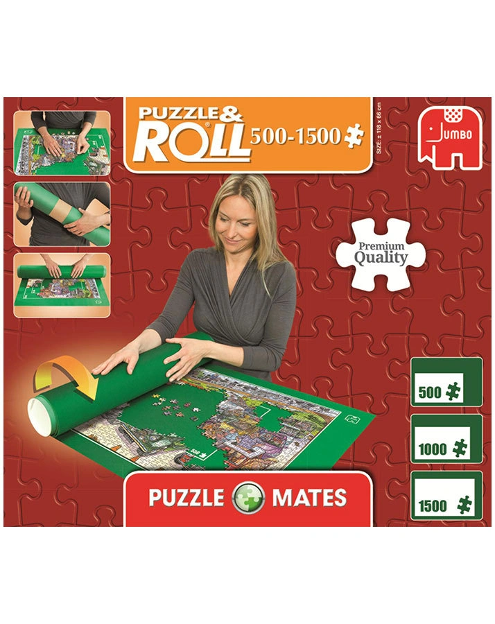 Puzzle-Transporttasche PUZZLE MATES – PUZZLE & ROLL in grün