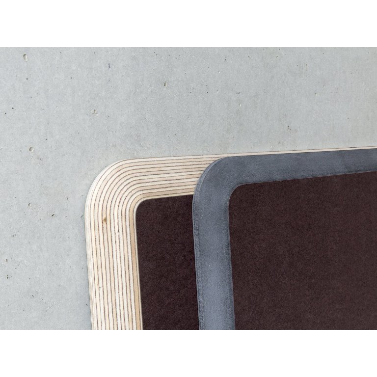 Modulor Linoleum-Tischplatte, Schrägk., 50mm Eckr.