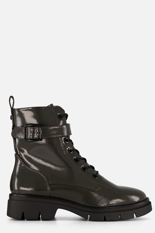 Tamaris Veterboots groen Lak
