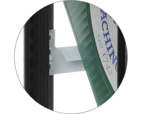 Flessenkrattenstandaard, drankkrattenbodemplank Schulte 180x130x30 cm
