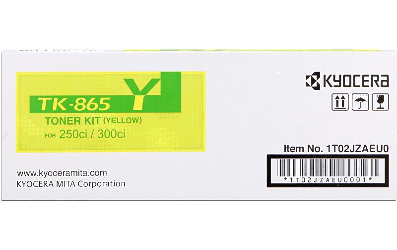 Toner TK-865Y Yellow<br>Original-Toner, yellow