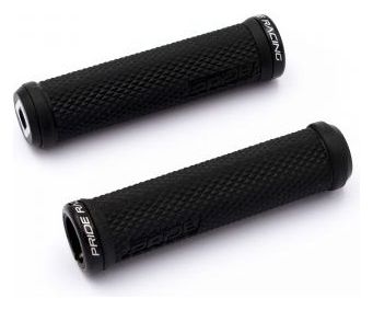 Poignées BMX PRIDE COBRA 129MM BLACK / LOCK BLACK