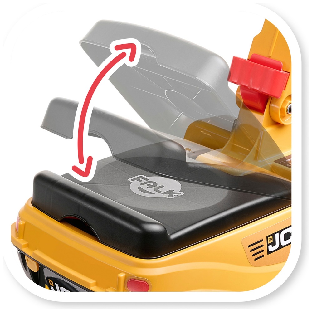 JCB-Bagger-Mitfahrgelegenheit