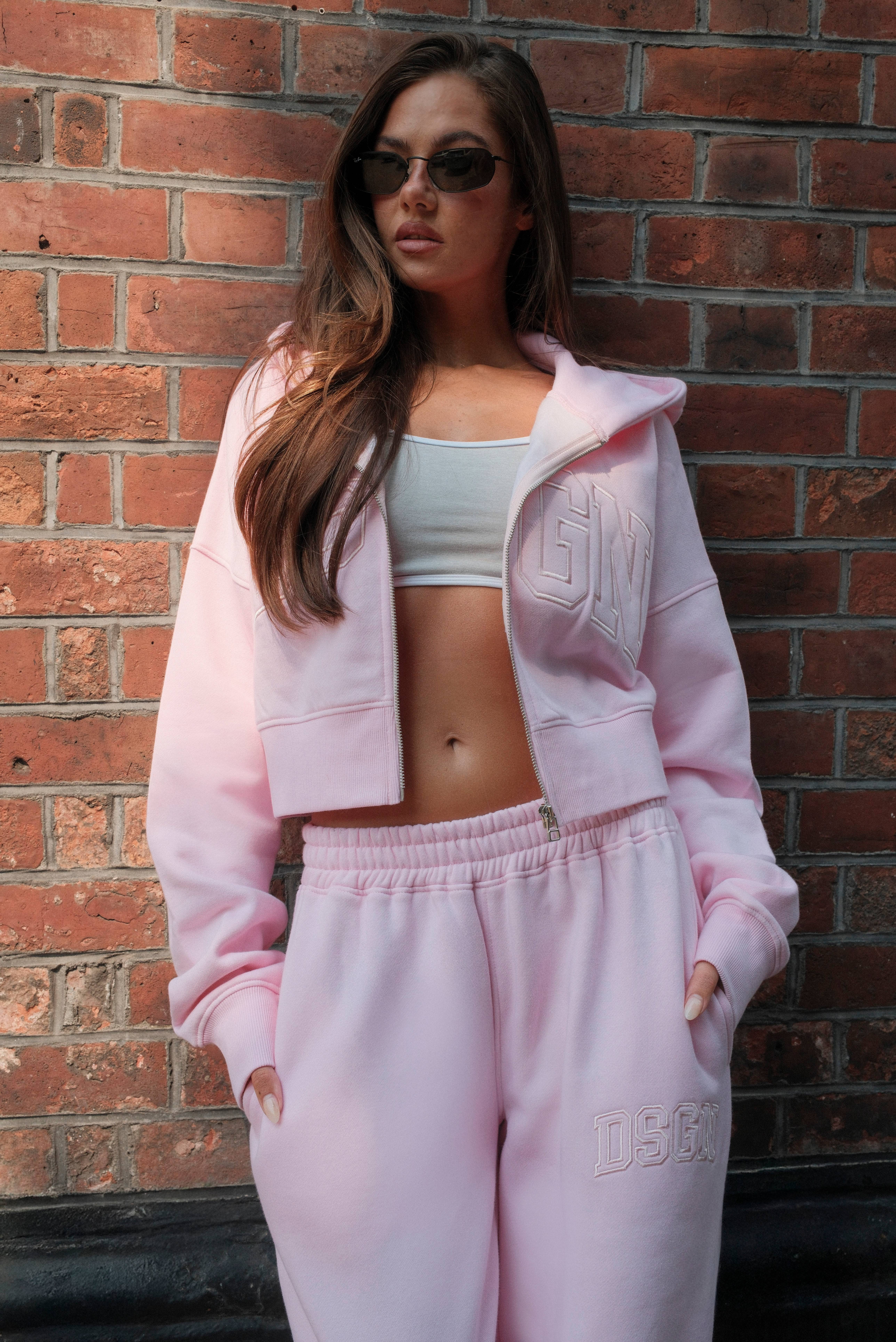Sweat À Casynthétiqueche Court Boxy Zippé Avec Appliqué Collegiate Dsgn Studio