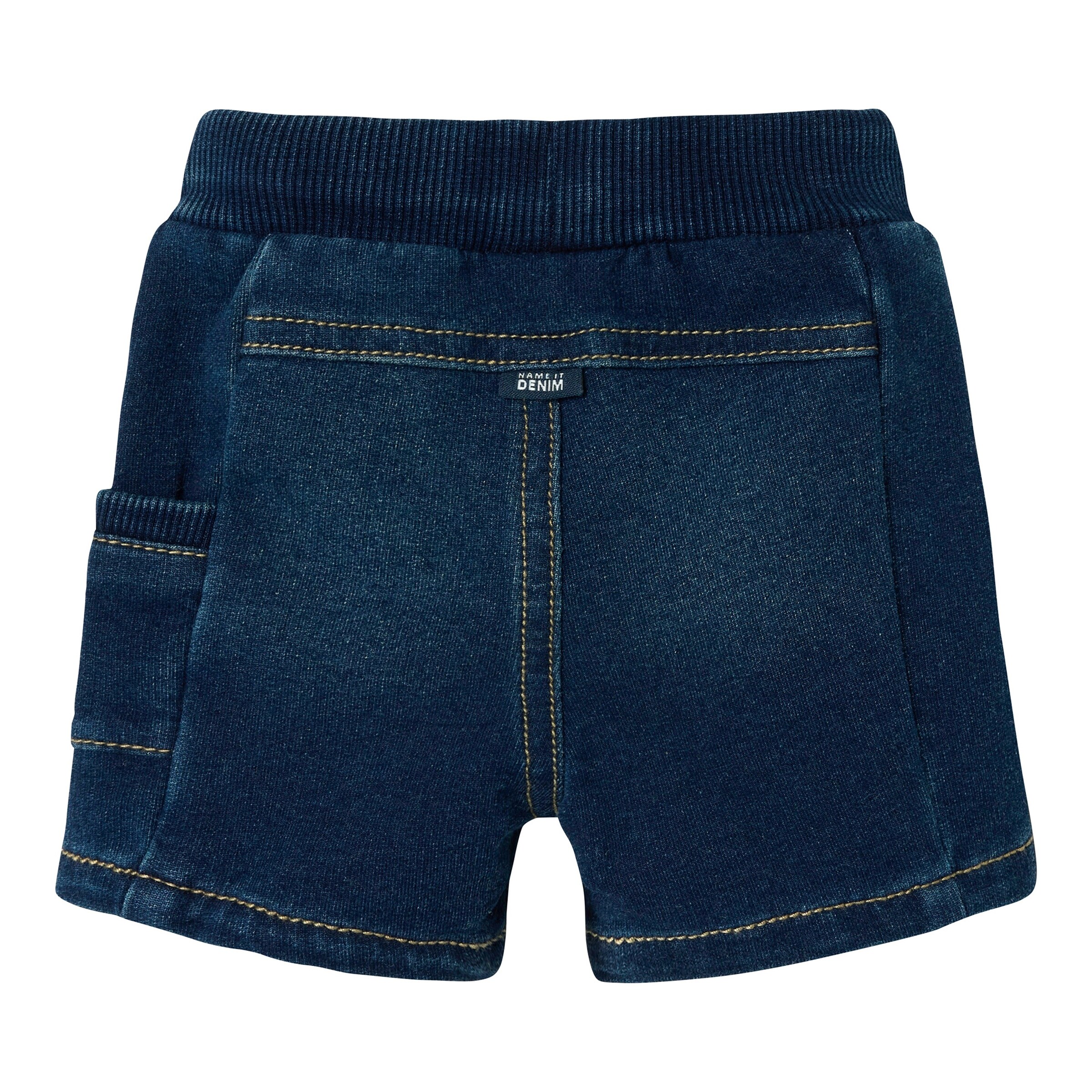 NAME IT Jogging-Jeansshorts mit Tasche dark denim