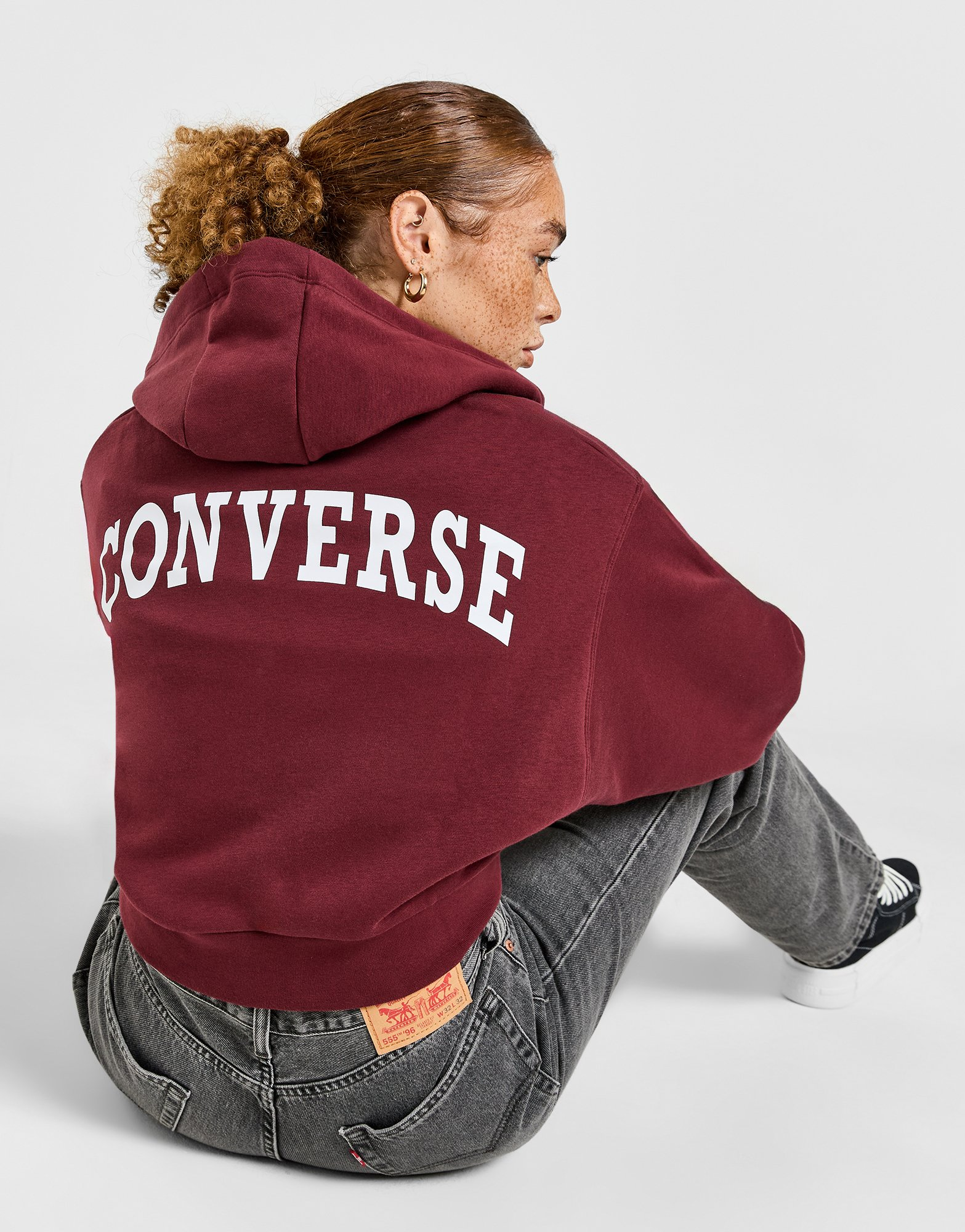 Converse Sweat à Capuche Zippé Retro Chuck Taylor Femme
