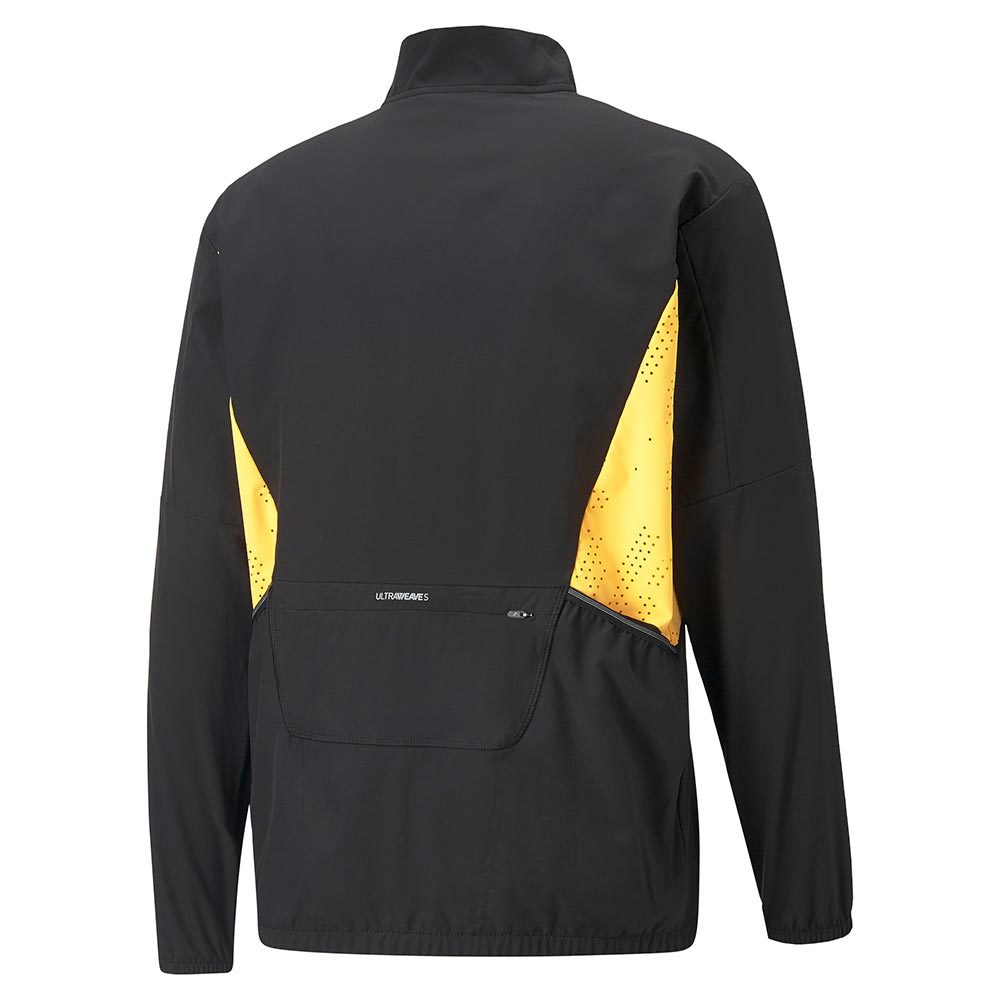 PUMA Run Ultraweave S Hardloopjack Zwart/Oranje Heren