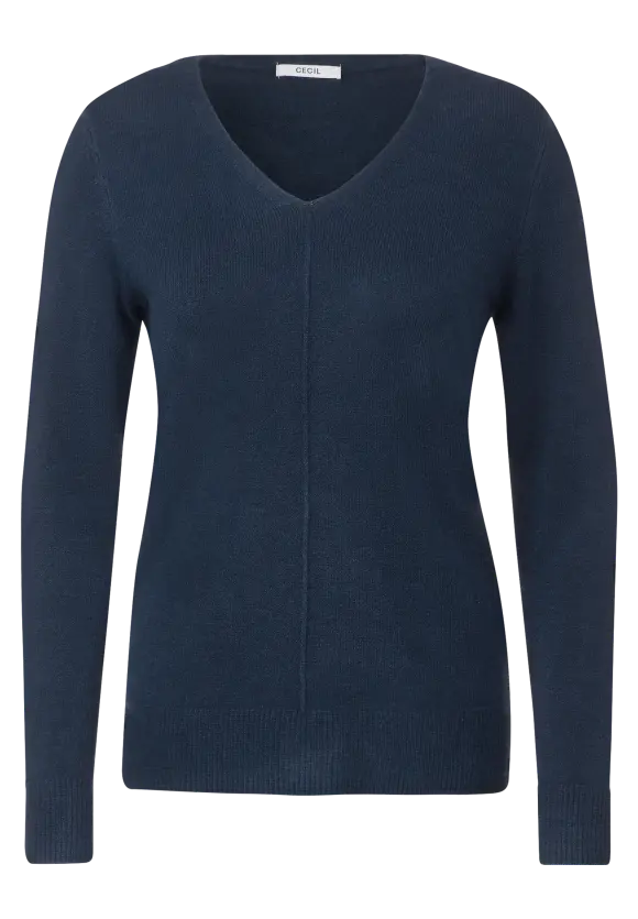 Cosy Strickpullover - casual denim blue