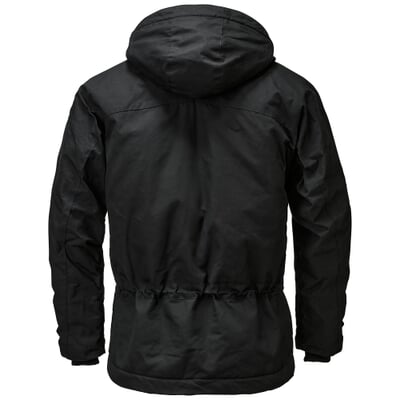 Herren-Parkajacke, Schwarz
