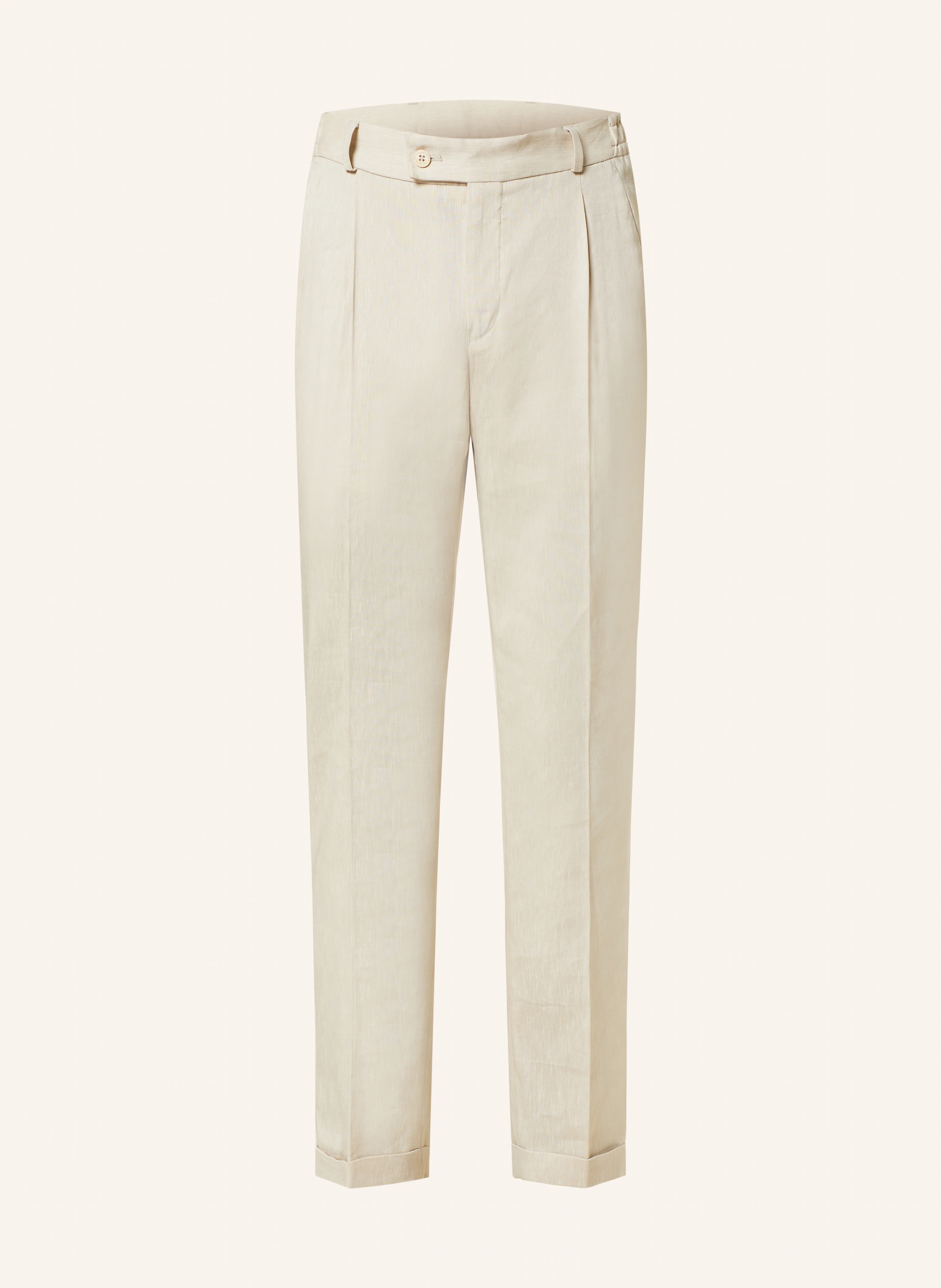 PAUL Anzughose Extra Slim Fit mit Leinen