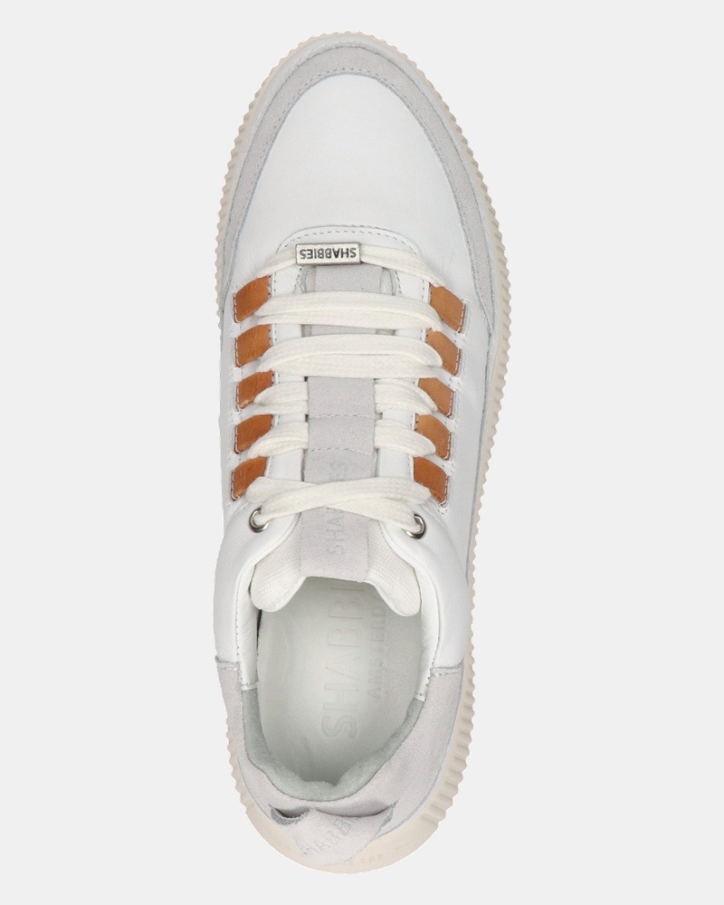 Shabbies Amsterdam SHS1454 Lage sneakers  - wit