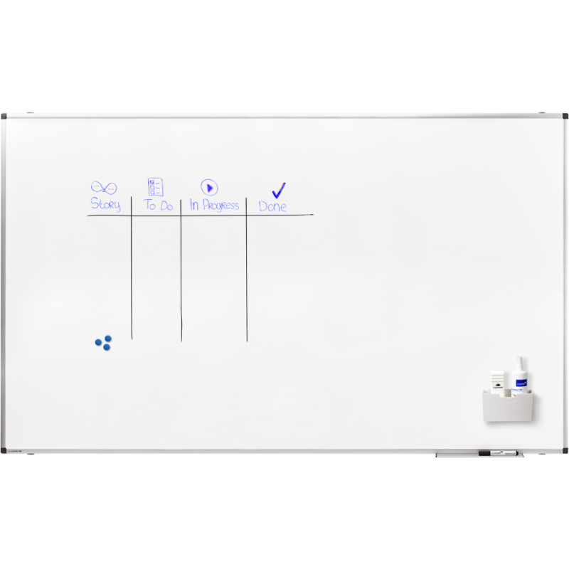 Tableau blanc laqué PREMIUM 120x200cm - Legamaster
