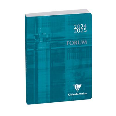 Agenda Metric - 1 jour par page - 12 x 17 cm - bleu canard - Exacompta