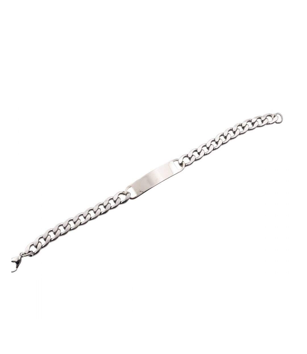 Somptueuse Gourmette Bracelet Acier Femme