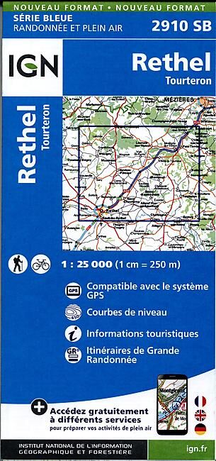 IGN - 2910 SB RETHEL TOURTERON 1 25 000