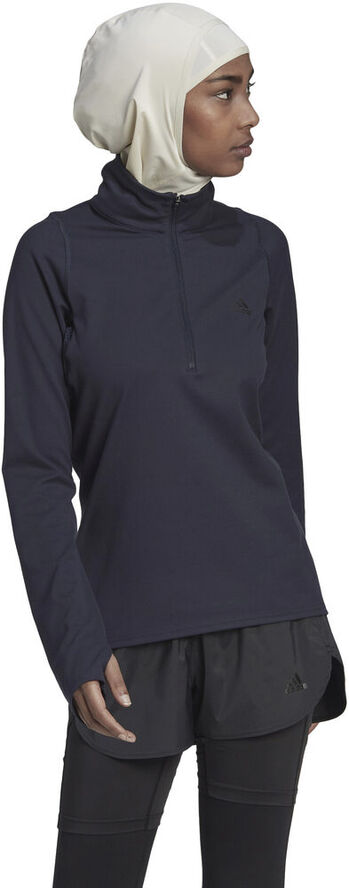 adidas Run Fast Half-Zip trøje Blå