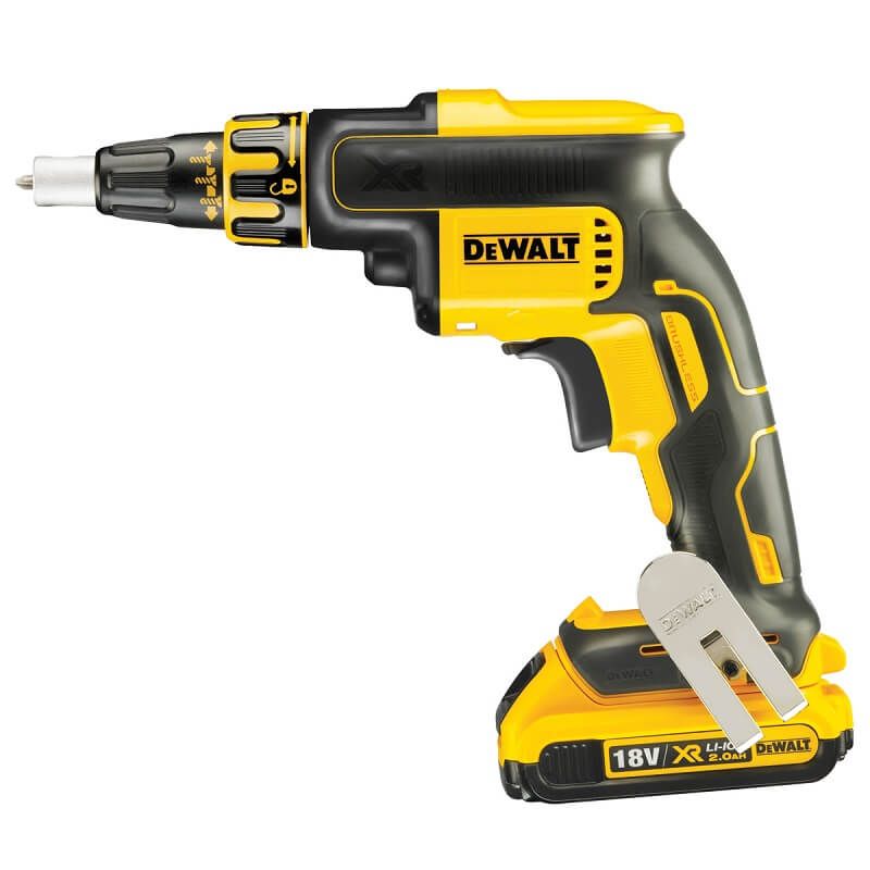 DeWALT DCF620P2K 18V Li-ion accu gipsschroefmachine set (2x5.0Ah) in TSTAK - koolborstelloos