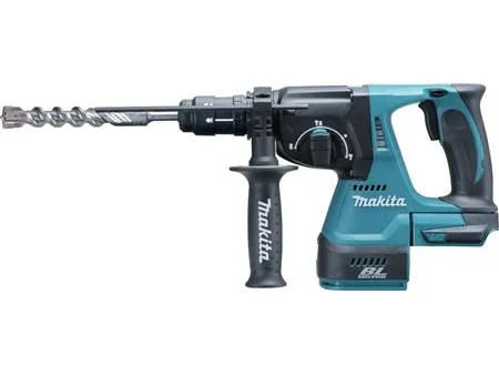 Makita DHR243Z - Roterende hammer - ledningfri - 3 tilstande - SDS-plus - 2 Joule - intet batteri - SOLO