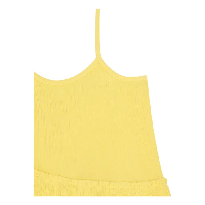 Hundred Pieces Robe en Gaze Coton Bio | Jaune pâle