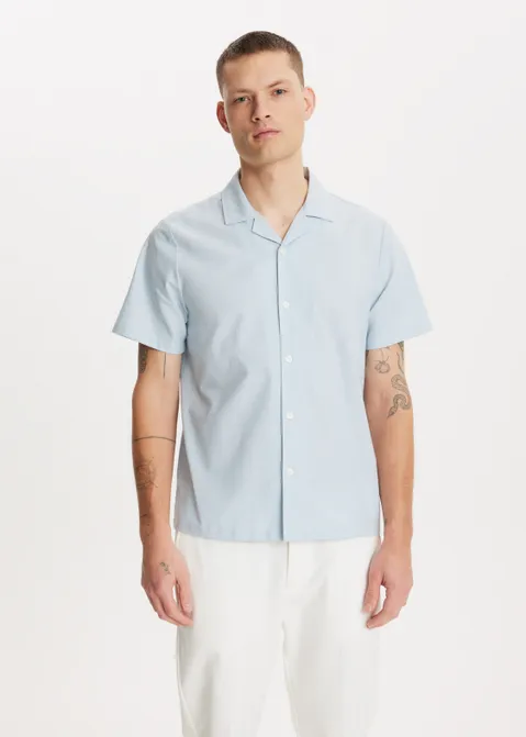 Overhemd melange blauw (BLW.L)