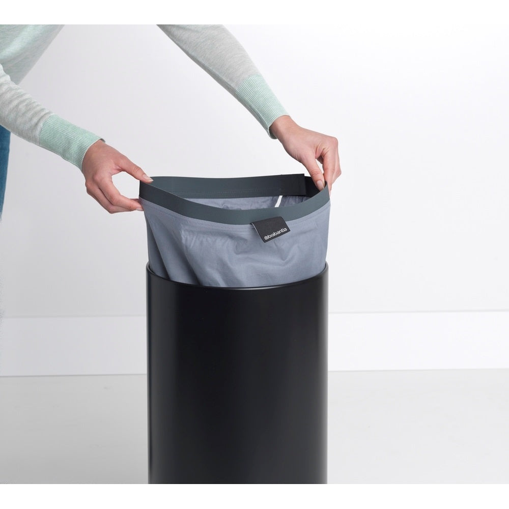 Brabantia Wasbox 35 L - Zwart / Kurk