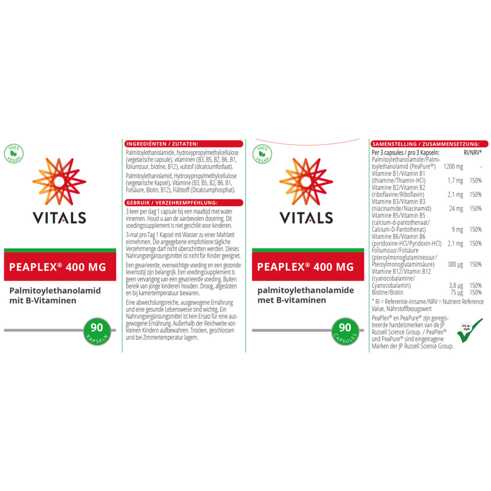 Vitals PeaPlex 90 capsules