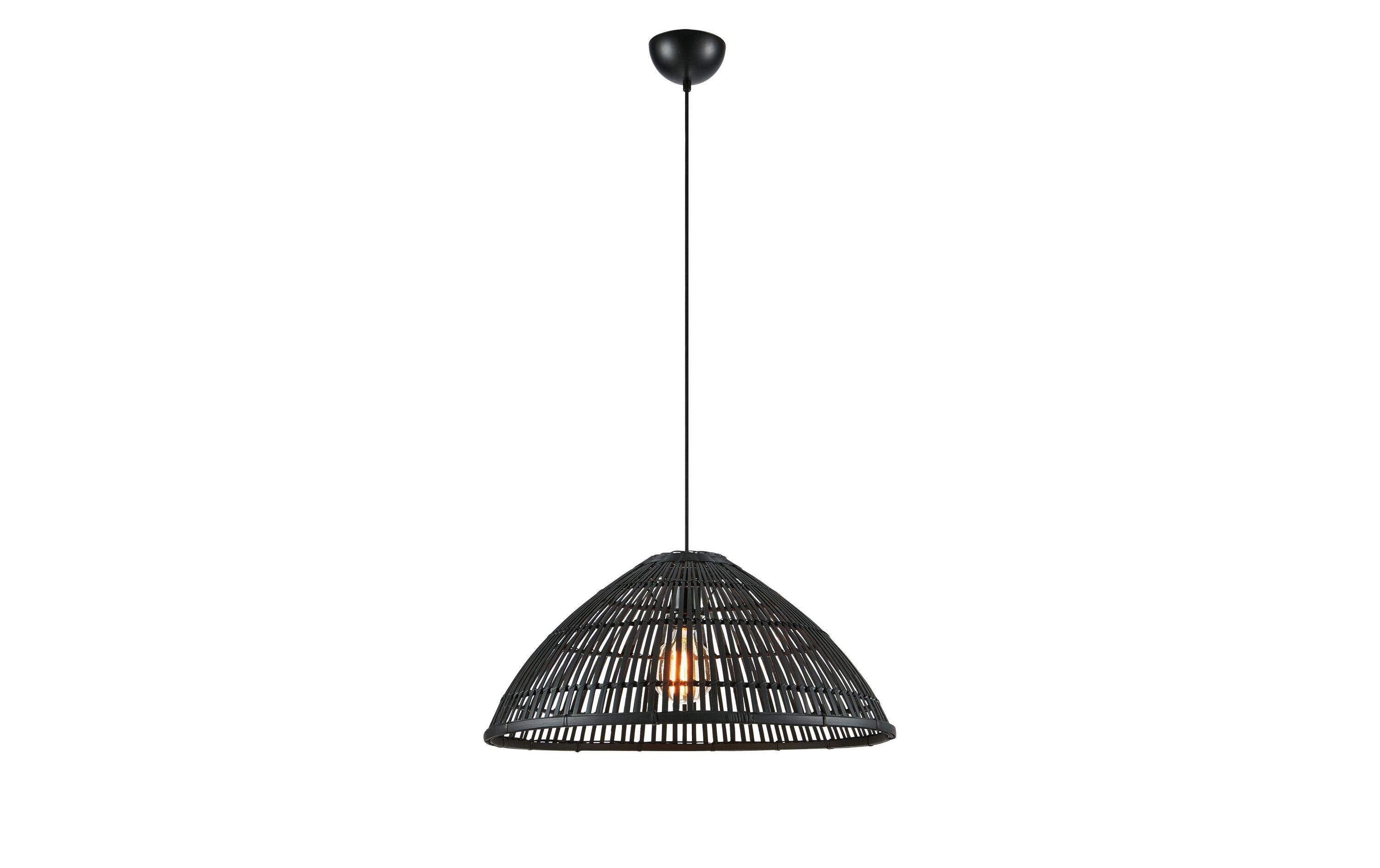 Pendelleuchte Capello 1L, E27, Schwarz<br>Hängelampe