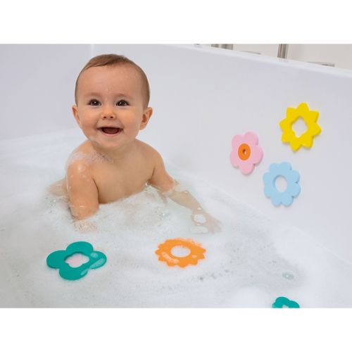 Quut badpuzzel bloemen - 10st