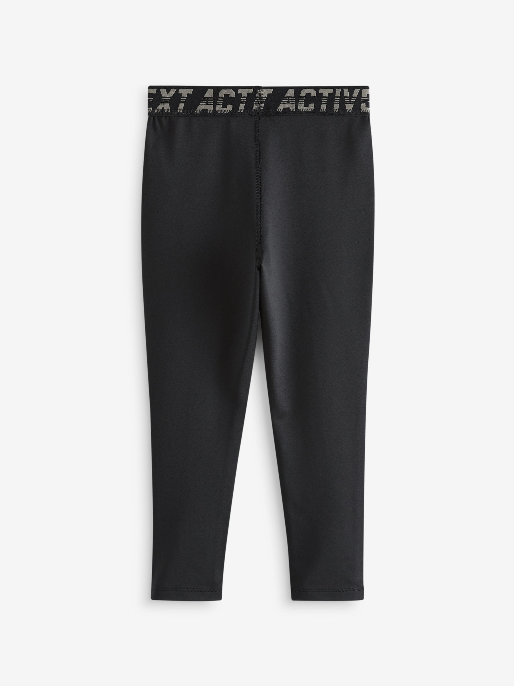 Zwart - Leggings basislaag (3-16jr)