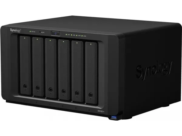Synology DiskStation DS1621  - NAS-server - 6 bays - RAID 0, 1, JBOD - RAM 4 GB - Gigabit Ethernet - iSCSI support