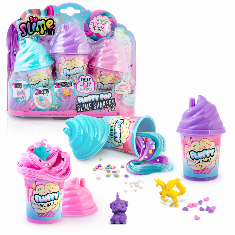 So Slime DIY FluffyPop Slime Shaker 3er-Pack