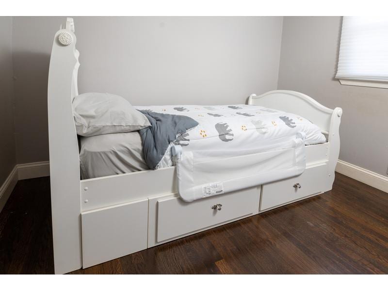 DREAMBABY Bettgitter Maggie Weiss 110 x 50 cm Geeignet für Standard & Boxspringbetten